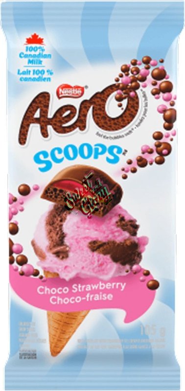 Aero Scoops Choco Strawberry 105g (CAN)