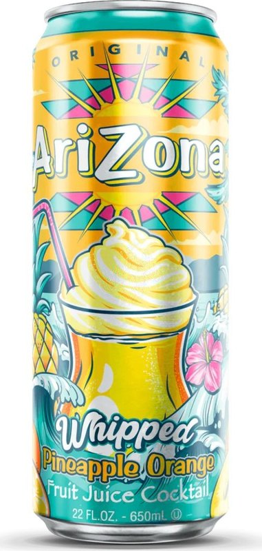Arizona Whipped Pineapple Orange 650ml