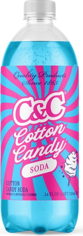 C&C Soda Cotton Candy Bottle 710ml