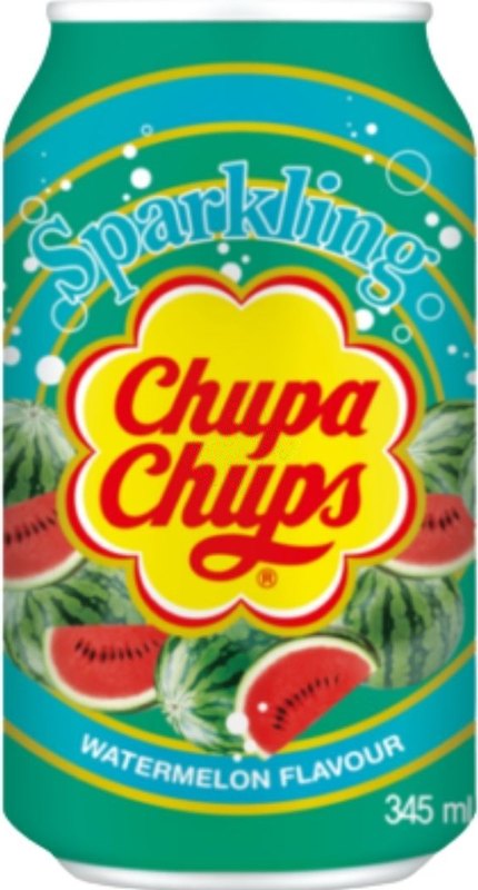 Chupa Chups Sparkling Watermelon 345ml - Case