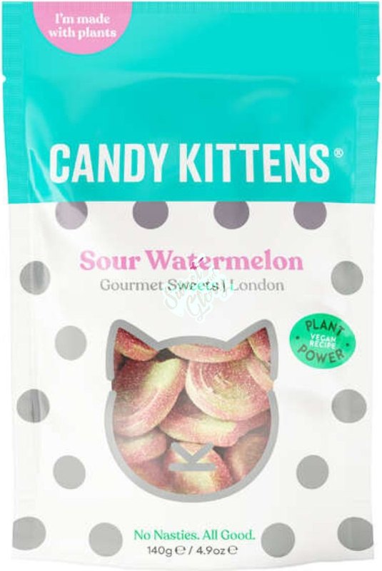 Candy Kittens Sour Watermelon 140g - Case