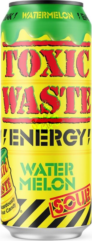 Toxic Waste Sour Watermelon Energy 500ml - Case