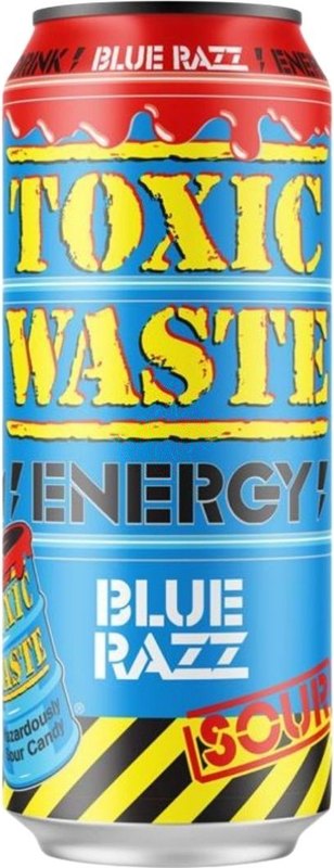 Toxic Waste Sour Blue Razz Energy 500ml - Case