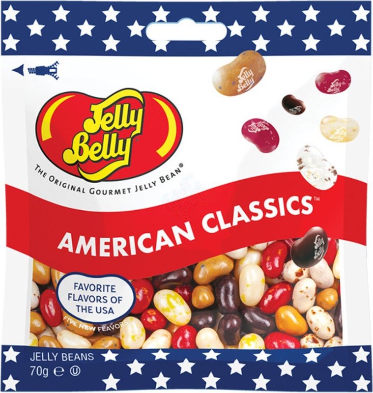 Jelly Belly American Classics Jelly Beans 70g - Case