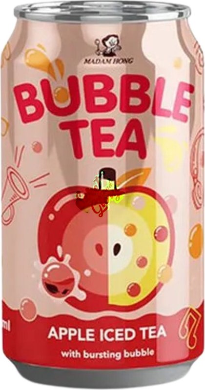 Madam Hong Bubble Tea Apple Iced 320ml - Case