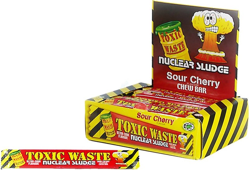 Toxic Waste Sour Cherry Chew Bar 20g - Inner