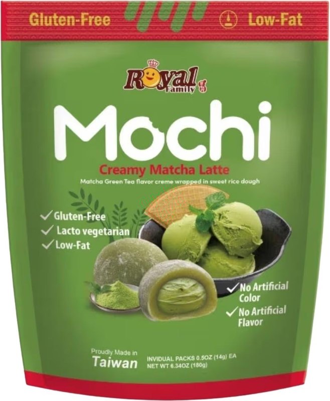 Royal Family Mochi Creamy Matcha 120g - Case
