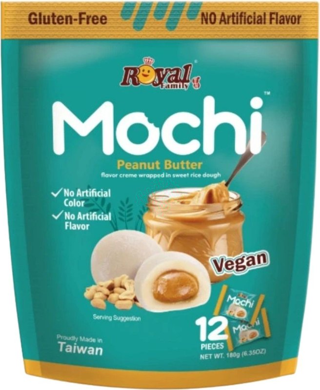 Royal Family Mochi Peanut Butter 120g - Case