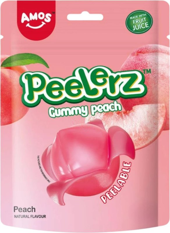 Amos Peelerz Gummy Peach 40g